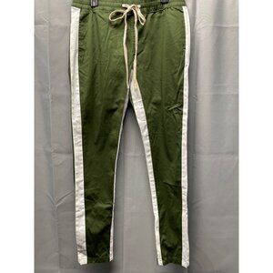 Kayden K Men's Olive/White Stretch Joggers/Pants NWT Size L SKU 3784